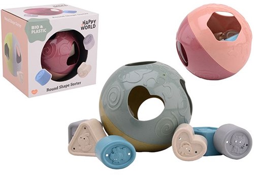 Trieur de formes rondes Happy World Happy World Bio 22284-2