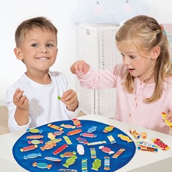 Beleduc jeu pour enfants Candy - jeu éducatif de couleurs et de réflexes