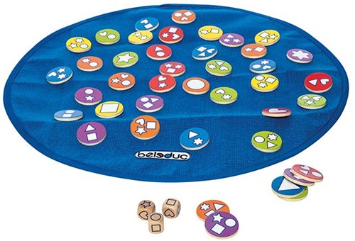 Beleduc jeu éducatif pour enfants Shapy - jeu de société familial coloré-2