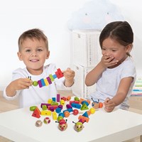 Beleduc jeu pour enfants Rondo Vario jeu d'adresse en bois éducatif