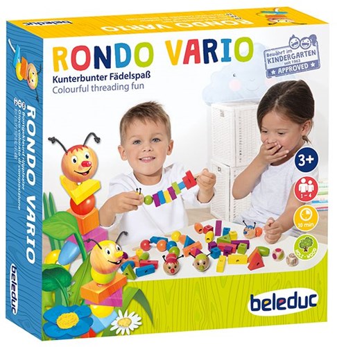 Beleduc jeu pour enfants Rondo Vario jeu d'adresse en bois éducatif-3