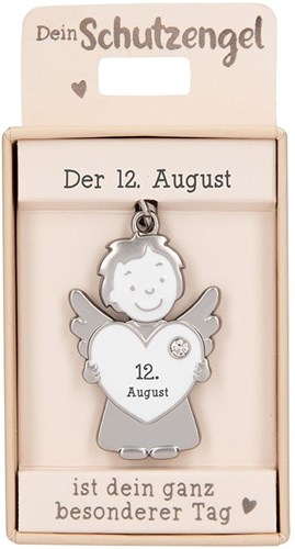 Depesche porte-clés ange gardien 12 août - porte-bonheur cadeau