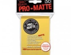 Ultra Pro protège-cartes Pro-Matte jaune 50 pièces protection cartes