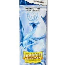 Asmodee sleeves Dragon Shield Perfect Fit Clear Sealable protège-cartes