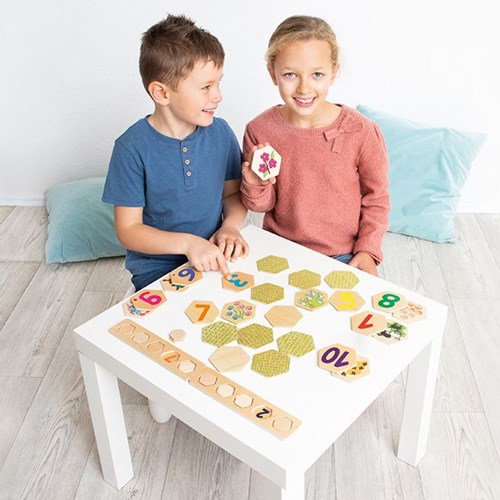 Beleduc jeu de mémoire en bois XL jouet éducatif-2
