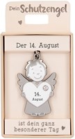 Depesche pendentif bijou ange gardien 14 août porte-clés cadeau