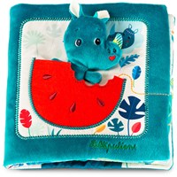 Lilliputiens livre en tissu Papa, où es-tu ? avec marionnette Marius