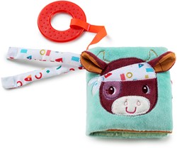 Lilliputiens livre d'éveil ferme - livre bébé en tissu avec animaux