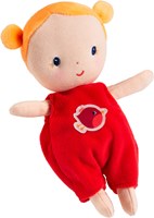 Lilliputiens poupée bébé Agathe avec couffin - poupée en tissu pour jeu d’imitation-2