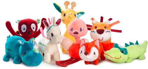 Lilliputiens peluche Alice le renard mini figurine jouet orange-2