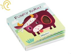 Lilliputiens livre sensoriel ferme avec sons - jouet éducatif bébé