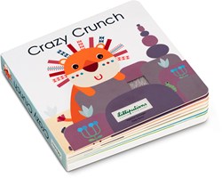 Lilliputiens livre à toucher et à sons Crazy Crunch livre bébé interactif