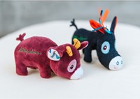 Lilliputiens mini figurine âne Ignace peluche jouet câlin-2