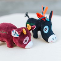 Lilliputiens mini figurine âne Ignace peluche jouet câlin-3