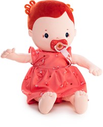 Lilliputiens poupée bébé Rose - poupée douce 36 cm avec tétine