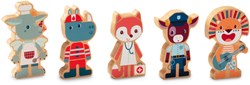 Lilliputiens figurines en bois super métiers - jeu de rôle imaginatif