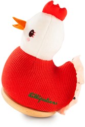 Lilliputiens peluche culbuto Paulette - jouet poule doux à bascule