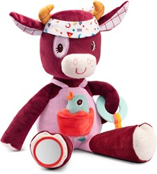 Lilliputiens vache multi-activités Rosalie peluche sensorielle