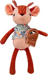 Lilliputiens peluche musicale eco Stella - faon avec flûte de Pan et douce mélodie