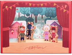 Lilliputiens Théâtre avec aimants Petit Chaperon Rouge