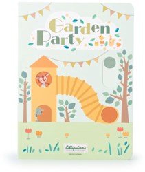 Lilliputiens livre pop-up jouet fête au jardin contraires carton