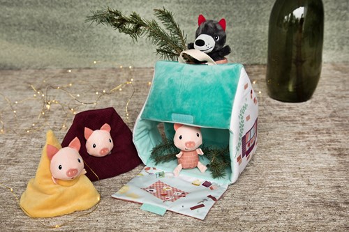Lilliputiens jouet maisons loup et 3 petits cochons interactif-3