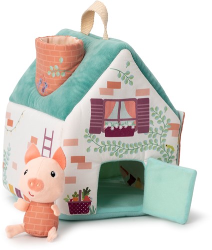 Lilliputiens jouet maisons loup et 3 petits cochons interactif