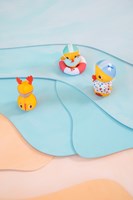 Lilliputiens - Canards en caoutchouc prenant des cours de natation-3