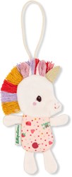 Lilliputiens étiquette bagage licorne Lena - accessoire valise enfant rose