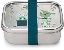 Lilliputiens boîte à lunch Magic Joe pour enfants - colorée et solide