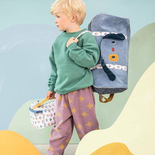 Lilliputiens trousse de toilette enfant Jules le Chien bleu polyester accessoire voyage-2
