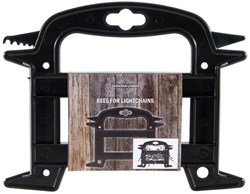 Svenska Living enrouleur guirlande lumineuse noir plastique 19 cm rangement