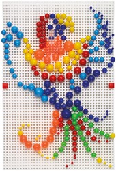 Quercetti Insteek Mozaïek, 300 pins