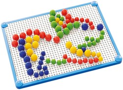 Quercetti Insteek Mozaïek, 100 pins