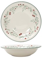 Svenska Living assiette creuse verte céramique 20,5cm design moderne