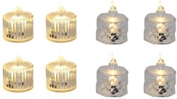 Svenska Living bougie chauffe-plat transparente jouet set 3,7x5cm boîte de 12 pièces