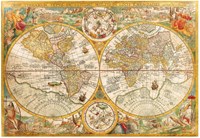 Clementoni puzzle carte du monde - 2000 pièces - puzzle adulte-2