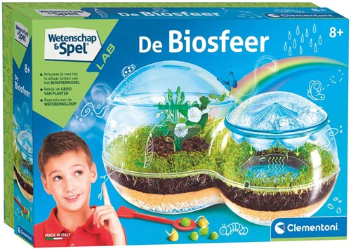 Clementoni kit d'expérimentation biosphère - Jouet scientifique dès 8 ans