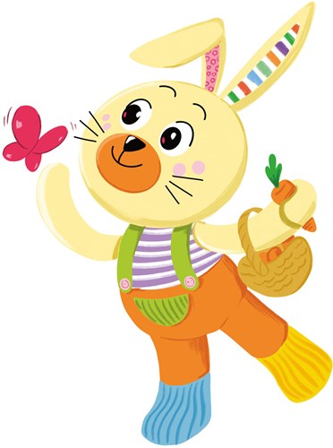 Clementoni - Lapin en peluche bébé - jouet doux - Benny the Bunny - sensoriel-3