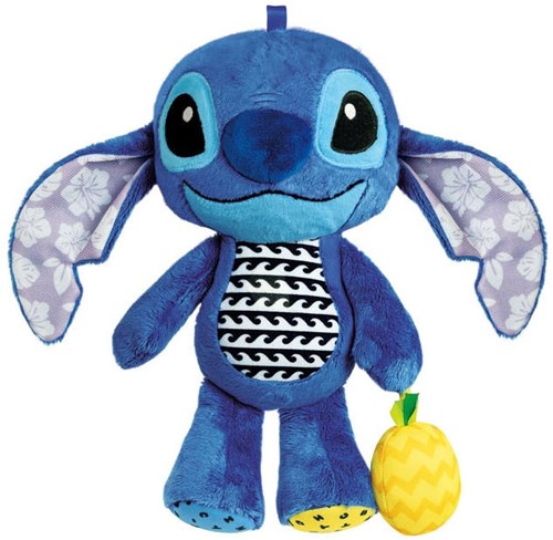 Clementoni - Peluche Stitch jouet bébé avec activités et hochet ananas-2