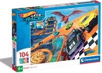 Clementoni Hot Wheels puzzle - 104 pièces - puzzle coloré pour enfants