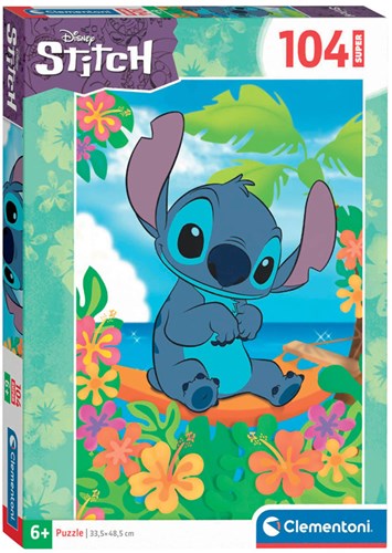 Clementoni puzzle Disney Stitch - 104 pièces - puzzle enfant carton