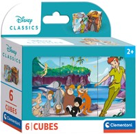 Clementoni puzzle cubes Disney Classic - 6 cubes - jouet durable