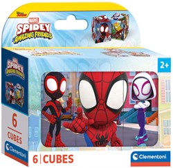 Clementoni puzzle cubes Spidey and his Amazing Friends - 6 pièces - jouet écologique