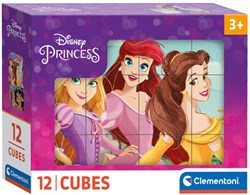 Clementoni puzzle cubes Disney Princess - 12 cubes - jouet éducatif