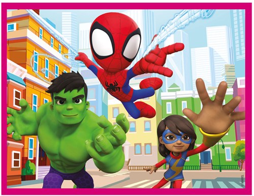 Clementoni puzzle cubes Spidey and his Amazing Friends 12 pièces carton-2