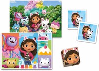 Clementoni Gabby's Dollhouse jouet éducatif 4-en-1 puzzles et jeux-2
