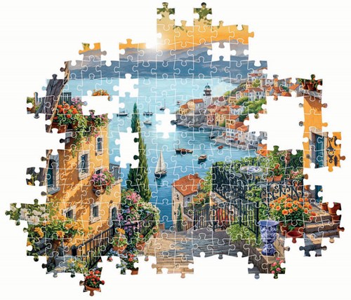 Clementoni puzzle - puzzle 1500 pièces Steps to the Harbor 2025-3