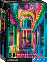 Clementoni puzzle 1000 pièces Colorboom Athenaeum compact box