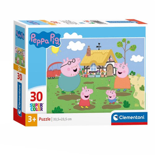 Clementoni puzzle Peppa Pig 30 pièces - puzzle enfant carton